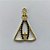 ACESSÓRIO NO BRUTO PRONTO PARA O BANHO(CX119) - PINGENTE NOSSA SRA APARECIDA CRAVEJADO EM MICROS ZIRCÔNIAS 17X27MM - PESO TOTAL 1,4GR - BRU0003003 - Imagem 2