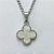 GARGANTILHA EM AÇO INOXIDÁVEL(CX119) -  GARGANTILHA COM CORRENTE 42CM E PINGENTE VAN CLEEF MADRE PÉROLA 15MM - COMPOSIÇÃO: AÇO INOXIDÁVEL - AÇO1962 - Imagem 2