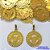 PINGENTE NO BRUTO PRONTO PARA O BANHO - (CX.129)  (E0186) PINGENTE EM FOTOCORROSÃO MEDALHA ESPÍRITO SANTO 22MM - PESO TOTAL 2,1GR - BRU14832 - Imagem 1