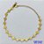 PULSEIRA NO BRUTO PRONTA PARA O BANHO - PULSEIRA TODA EM TREVOS 18CM + EXTENSOR - PESO TOTAL 2,9GR - COMPOSIÇÃO: 100% LATÃO - BRU14847 - Imagem 1