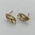 BRINCO NO BRUTO PRONTO PARA O BANHO - (CX.123)  PINGENTE DE PINO COM FOLHA CRAVEJADO EM MICROS EM ZIRCÔNIAS (BX001700 W) - COMPOSIÇÃO: LATÃO / ZIRCÔNIA  - TAMANHO 7X14MM - PESO TOTAL 1,2GR - BRU14859 - Imagem 2