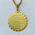 GARGANTILHA NO BRUTO PRONTO PARA O BANHO(CX125)- GARGANTILHA COM CORRENTE SINGAPURA 45CM (E3417) PINGENTE MEDALHA ORAÇÃO ESPÍRITO SANTO 20MM - PESO TOTAL 3,3GR - BRU14867 - Imagem 2