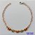 PULSEIRA NO BRUTO PRONTO PARA O BANHO - (CX.30)  PULSEIRA 18CM COM BORBOLETAS VERMELHAS - COMPOSIÇÃO: 100% LATÃO - PESO TOTAL 1,7GR - BRU14888 - Imagem 1