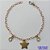 PULSEIRA NO BRUTO PRONTA PARA O BANHO - (CX.30)  PULSEIRA 18CM COM CRISTAIS E ESTRELA - COMPOSIÇÃO: 100% LATÃO - PESO TOTAL 2,4GR - BRU14891 - Imagem 1