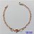PULSEIRA NO BRUTO PRONTA PARA O BANHO - (CX.31)  PULSEIRA 18CM COM CORAÇÕES VAZADOS E CORAÇÃO ROSA - COMPOSIÇÃO: 100% LATÃO - PESO TOTAL 1,4GR - BRU14895 - Imagem 1