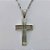 GARGANTILHA EM AÇO INOXIDÁVEL - (12753)  (CX.123)  GARGANTILHA COM CORRENTE 60CM E PINGENTE CRUCIFIXO 44MM - COMPOSIÇÃO: AÇO INOXIDÁVEL - AÇO1970 - Imagem 2