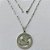 GARGANTILHA EM AÇO INOXIDÁVEL - (12753) (CX.123)  GARGANTILHA COM CORRENTE 60CM E PINGENTE SÃO JORGE 26MM - COMPOSIÇÃO: AÇO INOXIDÁVEL - AÇO1979 - Imagem 1