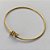 PULSEIRA (BRACELETE) NO BRUTO PRONTA PARA O BANHO - (CX.123)  BRACELETE COM PALAVRA FÉ - PESO 3,1GR - BRU14931 - Imagem 2