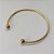 PULSEIRA (BRACELETE) NO BRUTO PRONTA PARA O BANHO - (CX.123)  BRACELETE COM ESFERAS - PESO 2,9GR - BRU14934 - Imagem 2