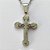 GARGANTILHA EM AÇO INOXIDÁVEL - (03) - (CX.37)  GARGANTILHA COM CORRENTE 50CM E PINGENTE CRUCIFIXO DUPLA LISA 19X28MM - COMPOSIÇÃO: AÇO INOXIDÁVEL - AÇO1986 - Imagem 2