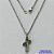 GARGANTILHA EM AÇO INOXIDÁVEL - (03) - (CX.37)  GARGANTILHA COM CORRENTE 50CM E PINGENTE CRUCIFIXO 3D 10X20MM - COMPOSIÇÃO: AÇO INOXIDÁVEL - AÇO1987 - Imagem 1