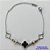 PULSEIRA EM AÇO INOXIDÁVEL - (CX.37)   PULSEIRA VAN CLEEF PRETO RESINA E VAZADOS -TAMANHO 17CM  - FECHO LAGOSTA - COMPOSIÇÃO: AÇO INOXIDÁVEL -  AÇO1993 - Imagem 1