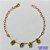 PULSEIRA NO BRUTO PRONTO PARA O BANHO - (CX.15)  PULSEIRA 18CM COM BORBOLETAS VERDES - COMPOSIÇÃO: 100% LATÃO - PESO TOTAL 2GR - BRU14953 - Imagem 1