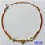 PULSEIRA NO BRUTO PRONTO PARA O BANHO - (CX.15)  PULSEIRA 18CM COM CORAÇÃO E CRISTAIS - COMPOSIÇÃO: 100% LATÃO - PESO TOTAL 2,4GR - BRU14955 - Imagem 1