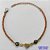 PULSEIRA NO BRUTO PRONTO PARA O BANHO - (CX.15)  PULSEIRA 18CM COM CORAÇÃO E OLHOS GREGOS - COMPOSIÇÃO: 100% LATÃO - PESO TOTAL 2,4GR - BRU14956 - Imagem 1
