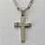 GARGANTILHA EM AÇO INOXIDÁVEL - (12753) - (CX.60) GARGANTILHA COM CORRENTE 60CM E PINGENTE CRUCIFIXO 18X30MM - COMPOSIÇÃO: AÇO INOXIDÁVEL - AÇO2010 - Imagem 2