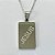 GARGANTILHA EM AÇO INOXIDÁVEL - (CX,60)   GARGANTILHA COM CORRENTE 45CM E PINGENTE PLACA JESUS 16X28MM - COMPOSIÇÃO: AÇO INOXIDÁVEL - AÇO2019 - Imagem 2
