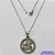 GARGANTILHA EM AÇO INOXIDÁVEL -  (CX.60)  GARGANTILHA COM CORRENTE 45CM E PINGENTE SÃO JORGE 22MM - COMPOSIÇÃO: AÇO INOXIDÁVEL - AÇO2024 - Imagem 1