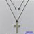 GARGANTILHA EM AÇO INOXIDÁVEL - (CX.2026)  (AÇO03) GARGANTILHA COM CORRENTE 50CM E PINGENTE CRUCIFIXO ORAÇÃO 17X28MM - COMPOSIÇÃO: AÇO INOXIDÁVEL - AÇO2026 - Imagem 1