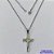 GARGANTILHA EM AÇO INOXIDÁVEL - (AÇO03) (CX.2027)  GARGANTILHA COM CORRENTE 50CM E PINGENTE CRUCIFIXO IMAGEM JESUS 17X30MM - COMPOSIÇÃO: AÇO INOXIDÁVEL - AÇO2027 - Imagem 1