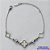 PULSEIRA EM AÇO INOXIDÁVEL - -(CX.126)  PULSEIRA VAN CLEEF MADRE PÉROLA RESINA E VAZADOS -TAMANHO 17CM  - FECHO LAGOSTA - COMPOSIÇÃO: AÇO INOXIDÁVEL -  AÇO2034 - Imagem 1