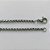 PULSEIRA EM AÇO INOXIDÁVEL - (ACO26) TAMANHO 18CM - LARGURA 2MM - FECHO LAGOSTA - COMPOSIÇÃO: AÇO INOXIDÁVEL -  AÇO2043 - Imagem 2