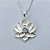 CONJUNTO FOLHEADO A PRATA COM 50 MILÉSIMOS + VERNIZ DIAMOND - CONJUNTO COM CORRENTE VENEZIANA 45CM - BRINCOS DE PINO E PINGENTES EM FLORES COM PEDRA EM ZIRCÔNIA CRISTAL 19X22MM - PRA450 - Imagem 2