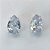 BRINCO FOLHEADA A PRATA COM 50 MILÉSIMOS + VERNIZ DIAMOND - BRINCO DE PINO BASE ALTA FUSÃO CRISTAL 10X14MM PRA473 - Imagem 1
