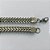 PULSEIRA EM AÇO INOXIDÁVEL - (CX.55)  LARGURA 7MM  TAMANHO 18CM - - FECHO LAGOSTA - COMPOSIÇÃO: AÇO INOXIDÁVEL -  AÇO2054 - Imagem 2
