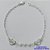 PULSEIRA FOLHEADA A PRATA COM 50 MILÉSIMOS + VERNIZ DIAMOND - PULSEIRA COM PÉROLAS E CORAÇÃO VAZADO ESCRITO AMOR - TAMANHO: 19CM E  FECHO LAGOSTA PRA484 - Imagem 1