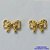 BRINCO FOLHEADO A OURO - BANHADO COM 5 MILÉSIMOS + VERNIZ DIAMOND(BRD9017) -  BRINCO DE PINO LAÇO 12MM - OURO331 - Imagem 1