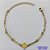PULSEIRA NO BRUTO PRONTA PARA O BANHO -  (CX.129) PULSEIRA COM TREVO TIPO VAN CLEEF 18CM - PESO TOTAL 1,9GR - COMPOSIÇÃO: LATÃO - BRU15048 - Imagem 1