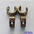 BRINCO NO BRUTO PARA BANHO - EAR CUFF COM ZIRCÔNIAS COLORIDAS - TAMANHO 4X11MM (VENDIDO POR UNIDADE) - PESO 1,2GR - COMPOSIÇÃO: LATÃO / ZIRCÔNIA - BRU15073 - Imagem 1