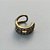 BRINCO NO BRUTO PARA BANHO - EAR CUFF COM ZIRCÔNIAS CRISTAIS - TAMANHO 4X11MM (VENDIDO POR UNIDADE) - PESO 1,2GR - COMPOSIÇÃO: LATÃO / ZIRCÔNIA - BRU15074 - Imagem 2