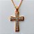 GARGANTILHA NO BRUTO PRONTO PARA O BANHO(CX127) - GARGANTILHA COM CORRENTE CADEADO 45CM - PINGENTE CRUCIFIXO COM MICRO ZIRCÔNIAS 3X13MM - PESO TOTAL 3,8GR - BRU15084 - Imagem 2