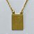 ESCAPULÁRIO EM AÇO INOXIDÁVEL -  ESCAPULÁRIO DOURADO SÃO JORGE - TAMANHO: 60CM - COMPOSIÇÃO: AÇO INOXIDÁVEL - AÇO2072 - Imagem 2