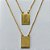 ESCAPULÁRIO EM AÇO INOXIDÁVEL -  ESCAPULÁRIO DOURADO JESUS - TAMANHO: 60CM - COMPOSIÇÃO: AÇO INOXIDÁVEL - AÇO2073 - Imagem 1