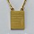 ESCAPULÁRIO EM AÇO INOXIDÁVEL -  ESCAPULÁRIO DOURADO JESUS - TAMANHO: 60CM - COMPOSIÇÃO: AÇO INOXIDÁVEL - AÇO2073 - Imagem 2