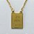 ESCAPULÁRIO EM AÇO INOXIDÁVEL -  ESCAPULÁRIO DOURADO FÉ EM DEUS E JESUS - TAMANHO: 60CM - COMPOSIÇÃO: AÇO INOXIDÁVEL - AÇO2076 - Imagem 2