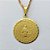 GARGANTILHA NO BRUTO PRONTA PARA BANHO - GARGANTILHA COM CORRENTE SINGAPURA 45CM (828) PINGENTE MEDALHA SÃO FRANCISCO COM ORAÇÃO 25MM - PESO 4,2GR - BRU15178 - Imagem 2