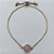 PULSEIRA GRAVATINHA NO BRUTO PRONTA PARA O BANHO - PULSEIRA AJUSTÁVEL COM PINGENTE REDONDO CRAVEJADO EM MICROS ZIRCÔNIAS - PESO 2,GR - BRU15180 - Imagem 1