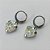CONJUNTO EM AÇO INOXIDÁVEL - (AÇO03)  - (CX.75) CONJUNTO COM CORRENTE 50CM E BRINCOS ARGOLINHA DE PRESSÃO COM PINGENTES CORAÇÃO EM CRISTAL COM GLITTER 12MM - COMPOSIÇÃO: AÇO INOXIDÁVEL - AÇO2095 - Imagem 3