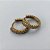 BRINCO NO BRUTO PRONTO PARA O BANHO - BRINCO ARGOLINHA DE PRESSÃO CRAVEJADO EM MICROS ZIRCÔNIAS - TAMANHO: 1,5X14MM - PESO TOTAL 1,8GR - COMPOSIÇÃO: LATÃO / ZIRCÔNIA - BRU15209 - Imagem 2