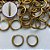 BRINCO NO BRUTO PRONTO PARA O BANHO(CX133) - BRINCO ARGOLINHA DE PRESSÃO CRAVEJADO EM MICROS ZIRCÔNIAS - TAMANHO: 2X17MM - PESO TOTAL 2,8GR - COMPOSIÇÃO: LATÃO / ZIRCÔNIA - BRU15216 - Imagem 1