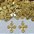 ACESSÓRIO NO BRUTO PRONTO PARA O BANHO - (E2669) PINGENTE CRUCIFIXO 18MM COM UMA ARGOLINHA - PESO 0,4GR - COMPOSIÇÃO: 100% LATÃO (PEÇA VENDIDA POR UNIDADE) - BRU0003093 - Imagem 1