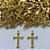 ACESSÓRIO NO BRUTO PRONTO PARA O BANHO(CX02) - (E2234) PINGENTE CRUCIFIXO 20MM COM UMA ARGOLINHA - PESO 0,4GR - COMPOSIÇÃO: 100% LATÃO (PEÇA VENDIDA POR UNIDADE) - BRU0003097 - Imagem 1