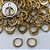 BRINCO NO BRUTO PRONTO PARA O BANHO - BRINCO ARGOLINHA DE PRESSÃO CRAVEJADO COM MICROS ZIRCÔNIAS - TAMANHO: 2X13MM - PESO TOTAL 1,2GR - COMPOSIÇÃO: LATÃO / ZIRCÔNIA - BRU15247 - Imagem 1