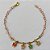 PULSEIRA NO BRUTO PRONTA PARA O BANHO -  (CX.07)  PULSEIRA COM BORBOLETAS COLORIDAS - TAMANHO 18CM - PESO TOTAL 1,9GR- BRU15271 - Imagem 1