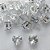 BRINCO FOLHEADA A PRATA COM 50 MILÉSIMOS + VERNIZ DIAMOND - BRINCOS DE PINO COM BASE EM ALTA FUSÃO E PEDRA EM ZIRCÔNIA CORAÇÃO CRISTAL 10X10MM -PRA519 - Imagem 1