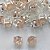 BRINCO FOLHEADA A PRATA COM 50 MILÉSIMOS + VERNIZ DIAMOND - BRINCOS DE PINO COM BASE EM ALTA FUSÃO E PEDRA REDONDA SALMÃO 10X10MM -PRA520 - Imagem 1
